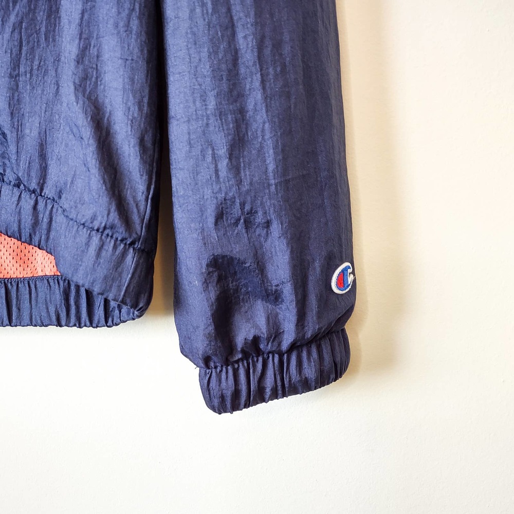 Champion Color Block Windbreaker, Size Medium - image 6